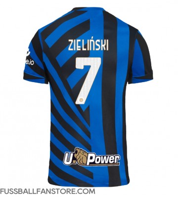 Inter Milan Piotr Zielinski #7 Replik Heimtrikot 2024-25 Kurzarm